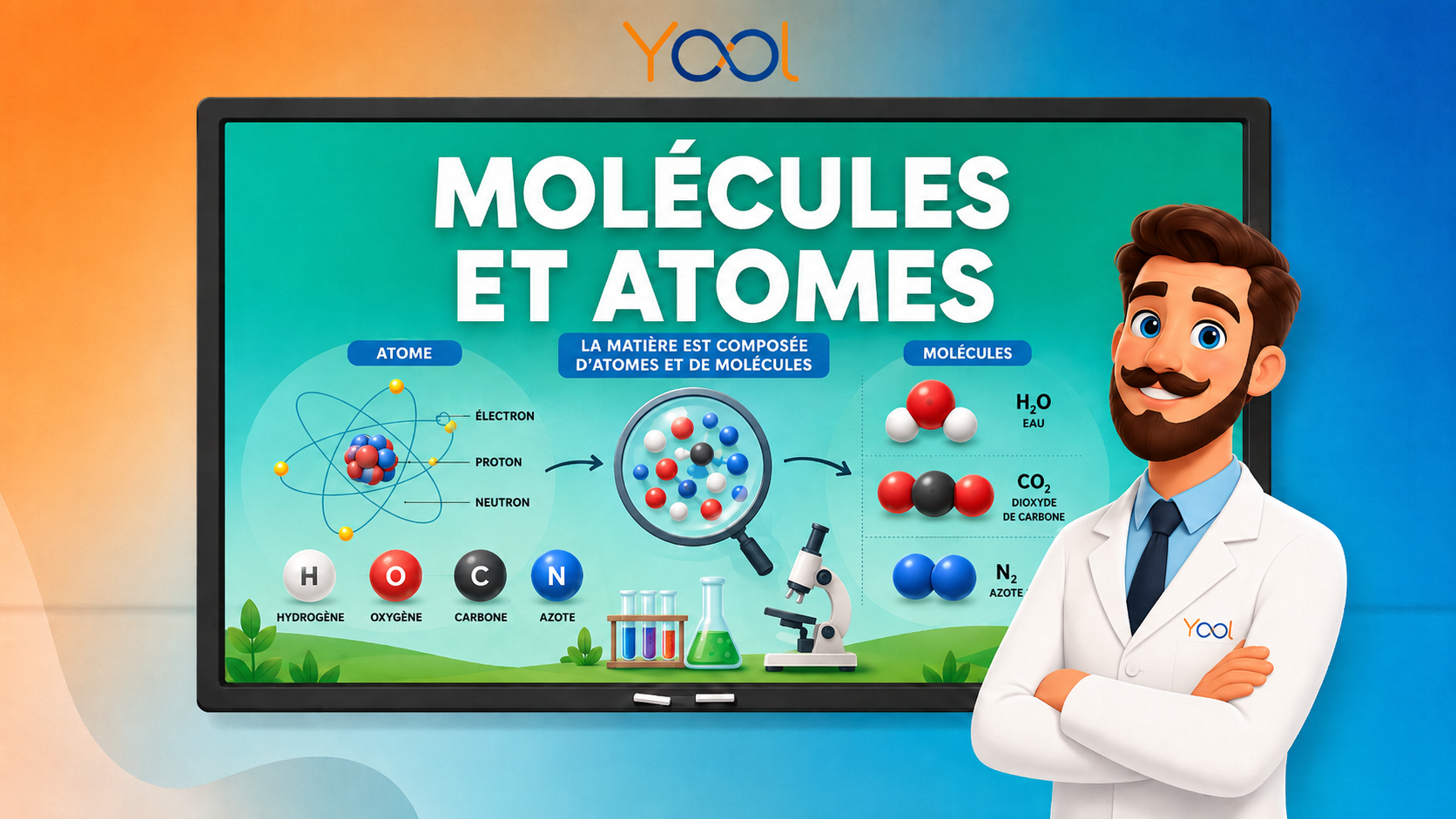 Les molécules et les atomes
