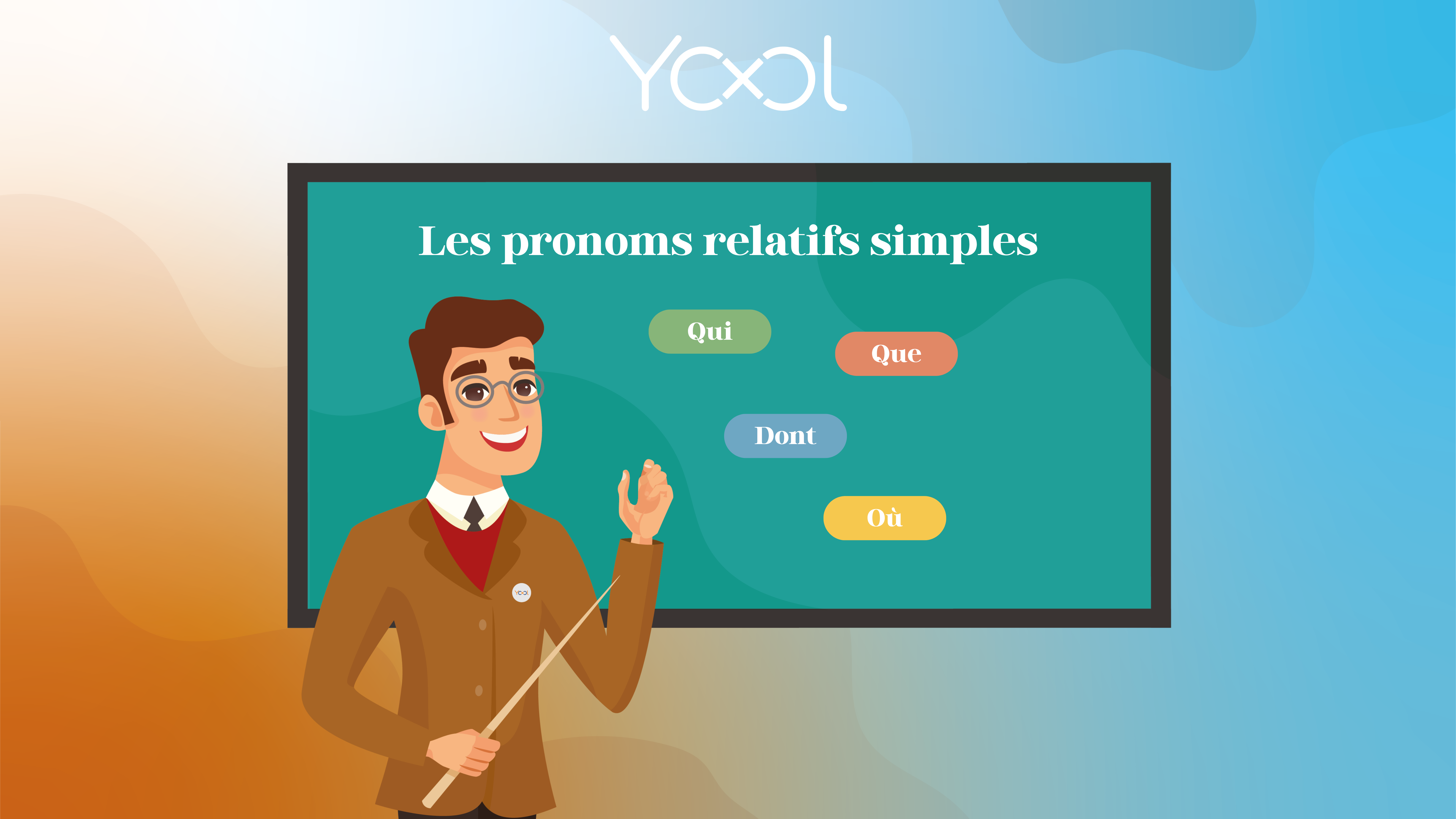 Langue 3 : Les pronoms relatifs simples (qui, que, où, dont)